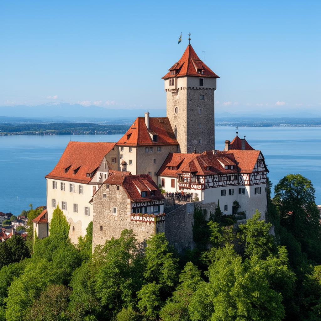 Schloss Meersburg medieval castle above Lake Constance