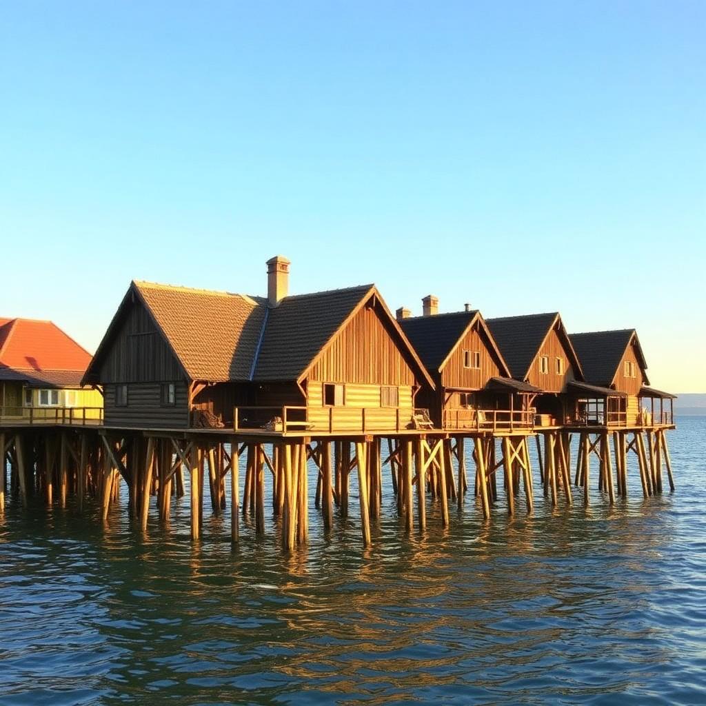 Pfahlbaumuseum Unteruhldingen — reconstructed stilt houses on Lake Constance